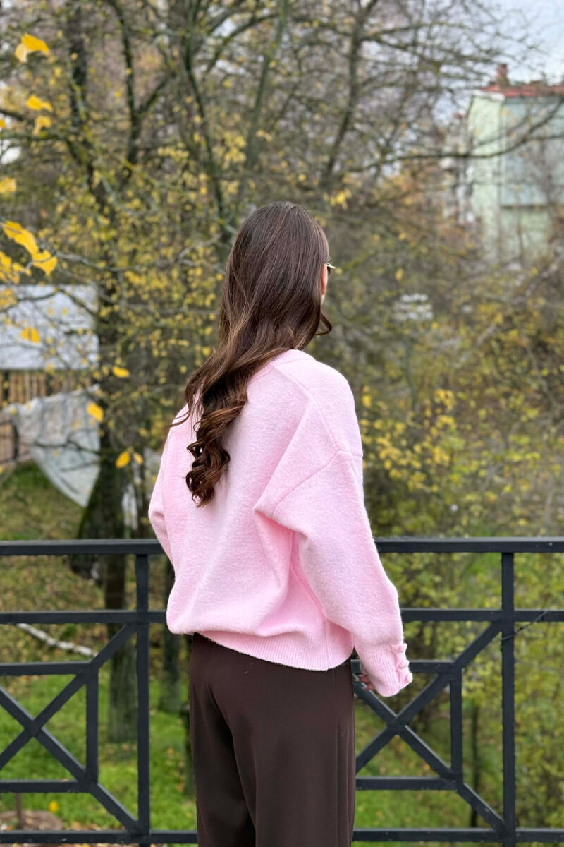 TRIKO ME JAKE V DHE MENGE ME KOPSA PER FEMRA NE NGJYRE ROZE - 5