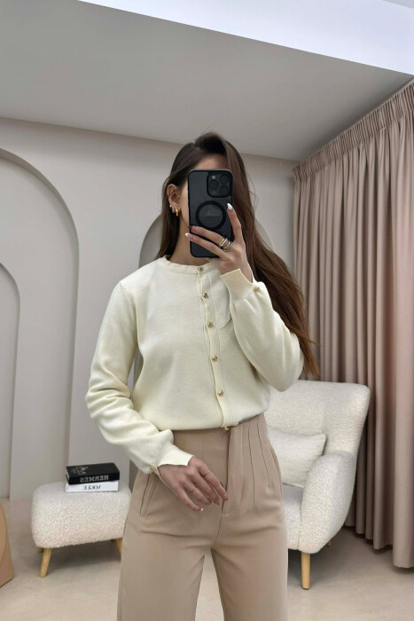 TRIKO ME KOPSA PER FEMRA NE NGJYRE KREM - 2