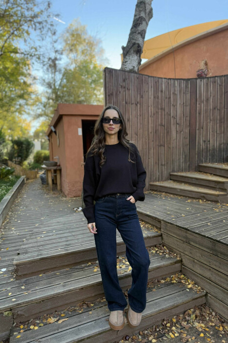 TRIKO NJË NGJYRËSHE ME LOGON E ARUSHIT PËR FEMRA NË NGJYRËN E ZEZË - 3