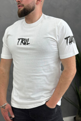 TRUL COTTON MEN T-SHIRT WHITE-E BARDHE 