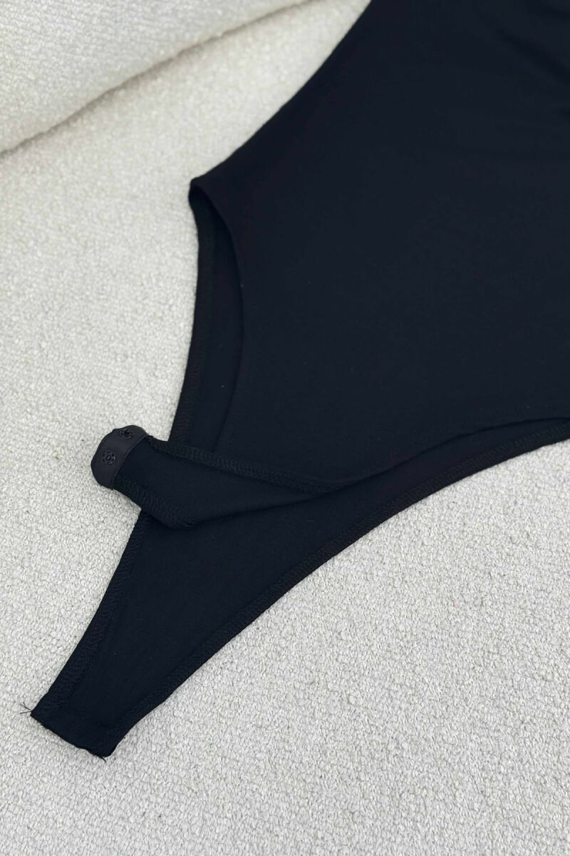 TURTLE NECK SLEEVELESS ONE COLOR WOMEN BODY BLACK/ E ZEZE - 5