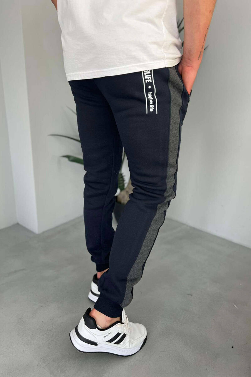 TUTA ME PUSH DHE ME VIJA PËR MESHKUJ NË NGJYRËN BLU - 2