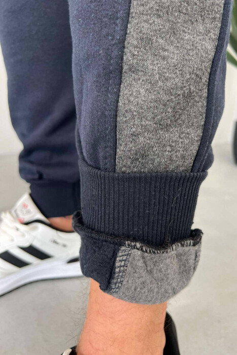 TUTA ME PUSH DHE ME VIJA PËR MESHKUJ NË NGJYRËN BLU - 4