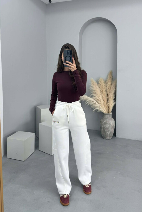 TUTA ME PUSH DHE SHKRIME TE THJESHTA PER FEMRA NE NGJYRE TE BARDHE - KLAUDIO FASHION