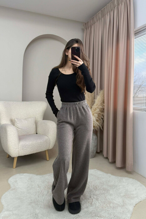 TUTA ME PUSH NJE NGJYRESHE PER FEMRA NE NGJYRE GRI HIRI - 4