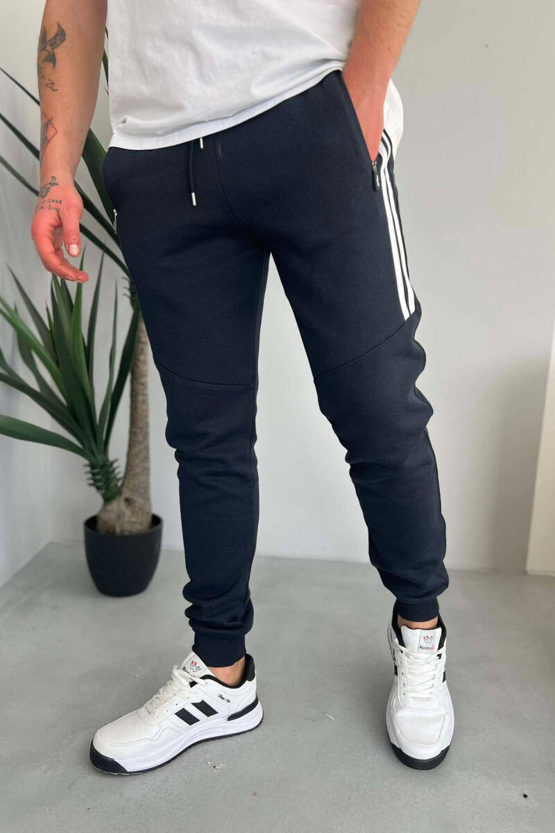 TUTA ME VIJA ME PUSH PËR MESHKUJ NË NGJYRËN BLU - 1