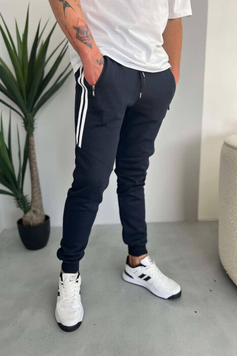 TUTA ME VIJA ME PUSH PËR MESHKUJ NË NGJYRËN BLU - 2