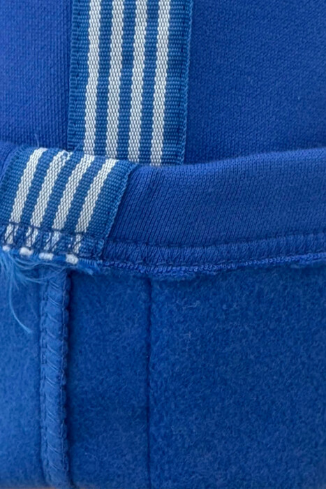 TUTA NJË NGJYRËSHE ME PUSH DHE VIJA PËR FEMRA NË NGJYRË BLU - 5