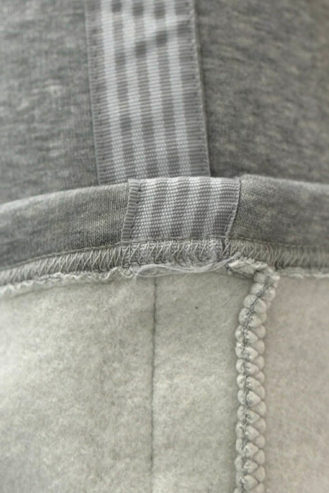 TUTA NJË NGJYRËSHE ME PUSH DHE VIJA PËR FEMRA NË NGJYRË GRI TË ZBARDHUR - 6