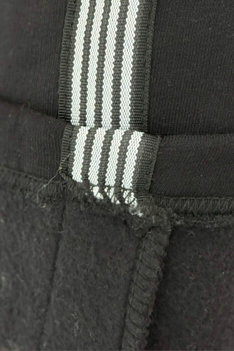 TUTA NJË NGJYRËSHE ME PUSH DHE VIJA PËR FEMRA NË NGJYRË TË ZEZË - 5