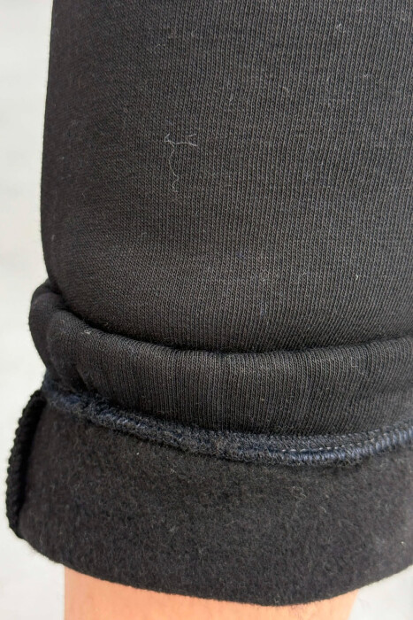 TUTA NJË NGJYRËSHE ME PUSH PËR FEMRA NË NGJYRË TË ZEZË - 5