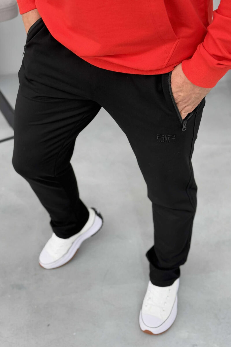 TUTA TË THJESHTA NJË NGJYRËSHE PËR MESHKUJ NË NGJYRË TË ZEZË - 2