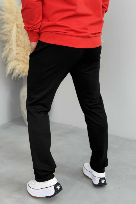 TUTA TË THJESHTA NJË NGJYRËSHE PËR MESHKUJ NË NGJYRË TË ZEZË - 3