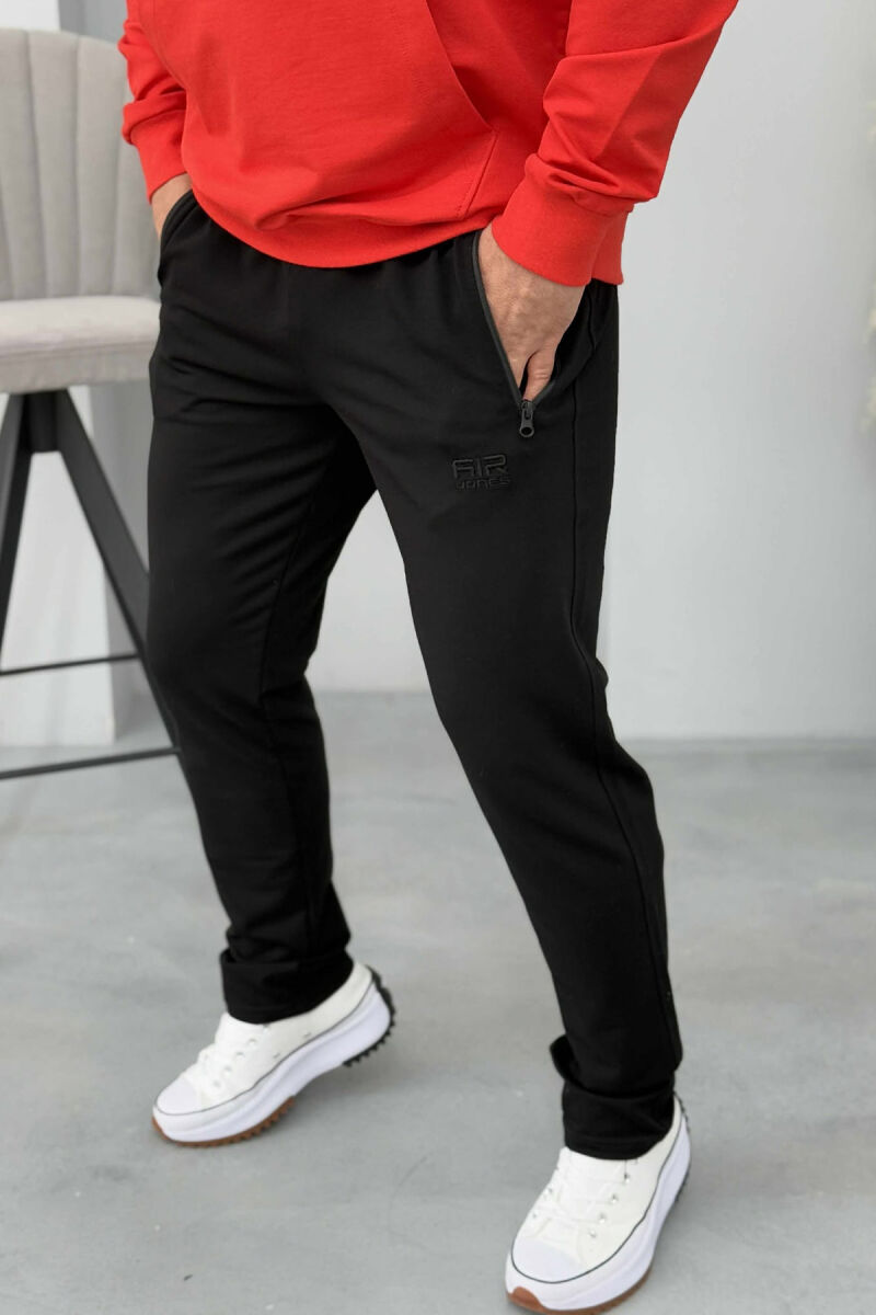 TUTA TË THJESHTA NJË NGJYRËSHE PËR MESHKUJ NË NGJYRË TË ZEZË - 4