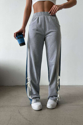 TWO COLOR & TWO LINES WOMAN SWEATPANTS GREY/GRI 