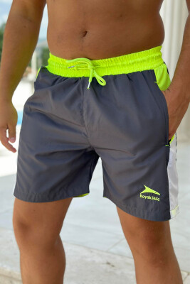 TWO COLORS MAN SWIM WEAR GREY-NEON/GRNE - 3