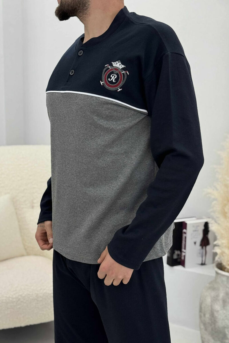 TWO COLORS MEN PYJAMAS GREY/GRI - 2