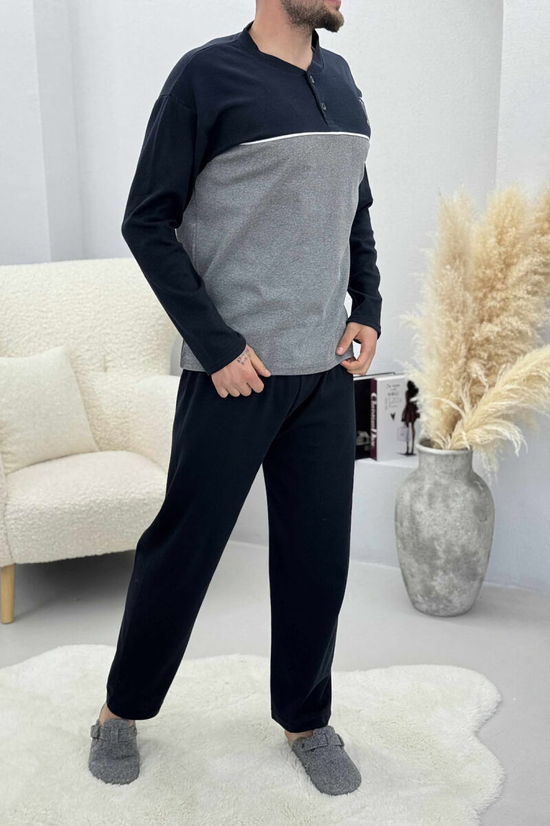 TWO COLORS MEN PYJAMAS GREY/GRI - 3