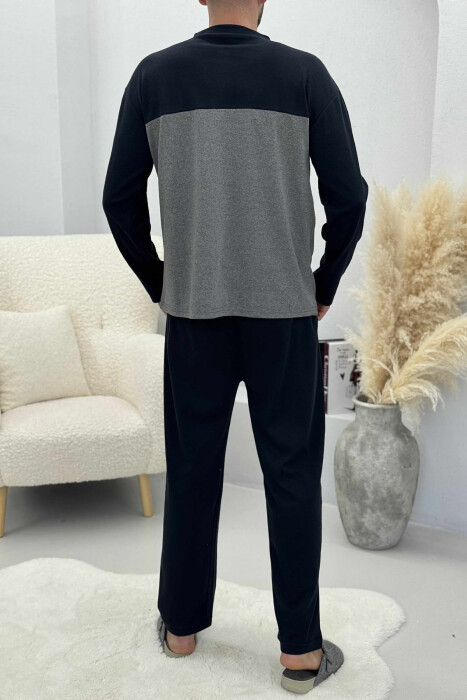 TWO COLORS MEN PYJAMAS GREY/GRI - 4