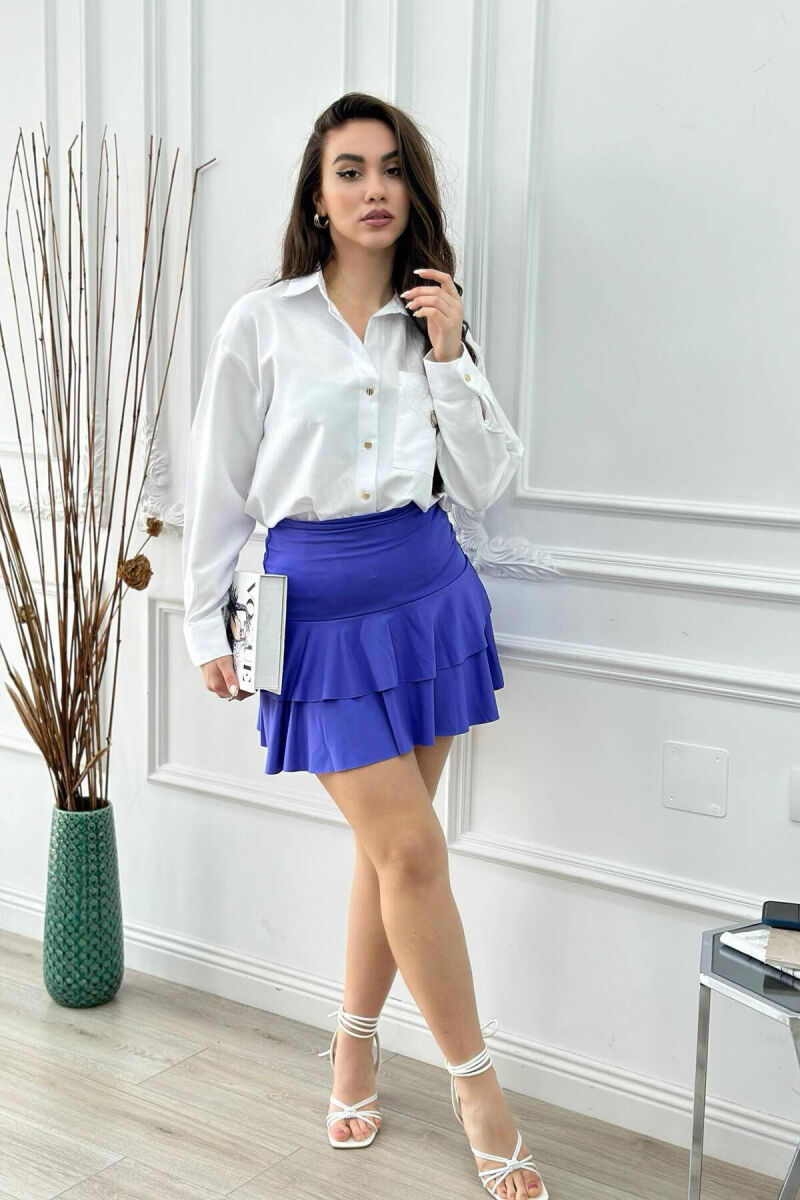 TWO LAYERS WOMEN SKIRT PURPLE/LEJLA - 1