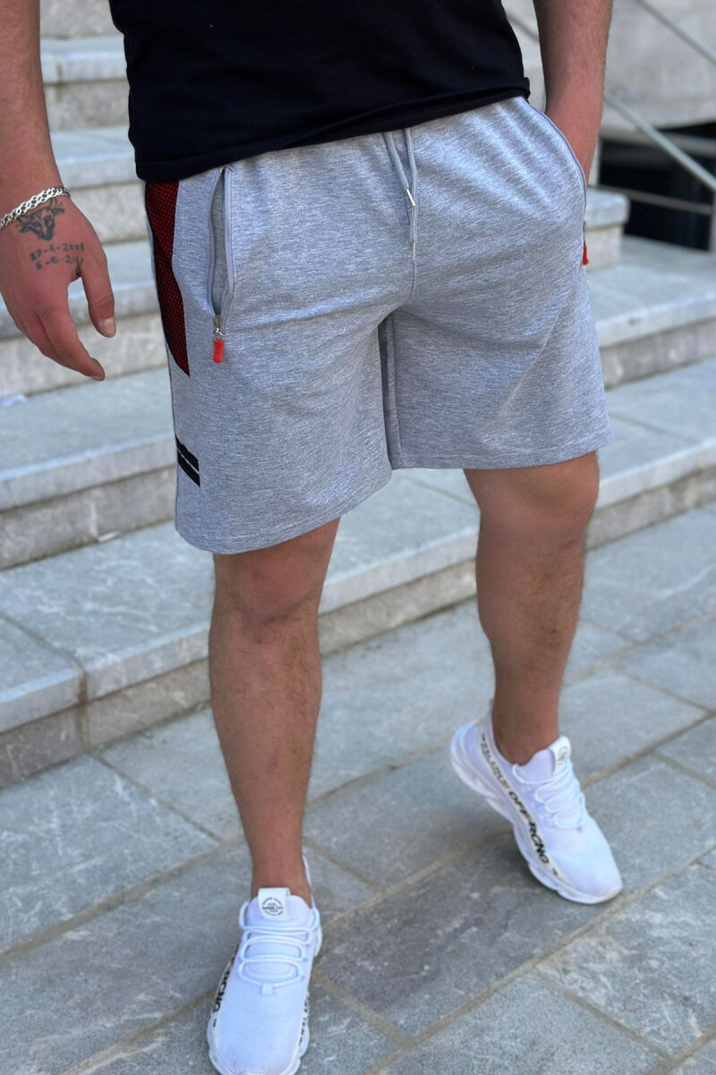 TWO LINES MAN SHORTS GREY/GRI - 2