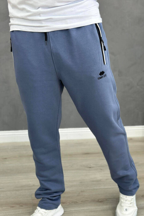 TWO LINES MEN SWEATPANTS LIGHTBLUE/BZ - 4