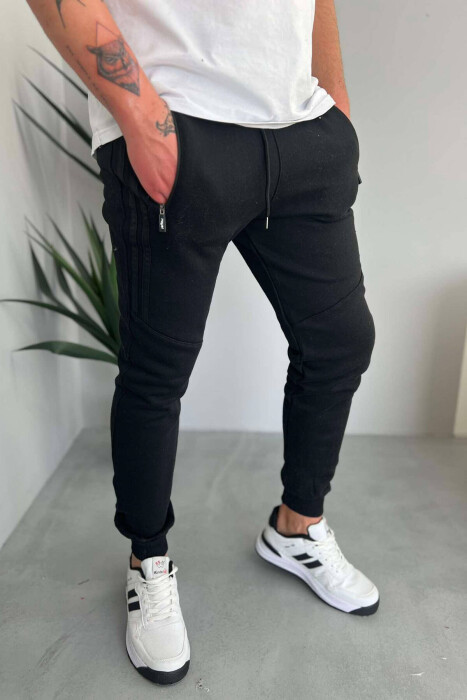 TUTA ME VIJA ME PUSH PËR MESHKUJ NË NGJYRËN E ZEZË 