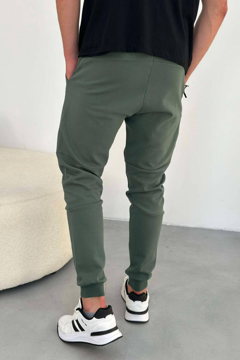 TWO POCKET MEN SWEATPANTS GREEN/JESHILE - 3