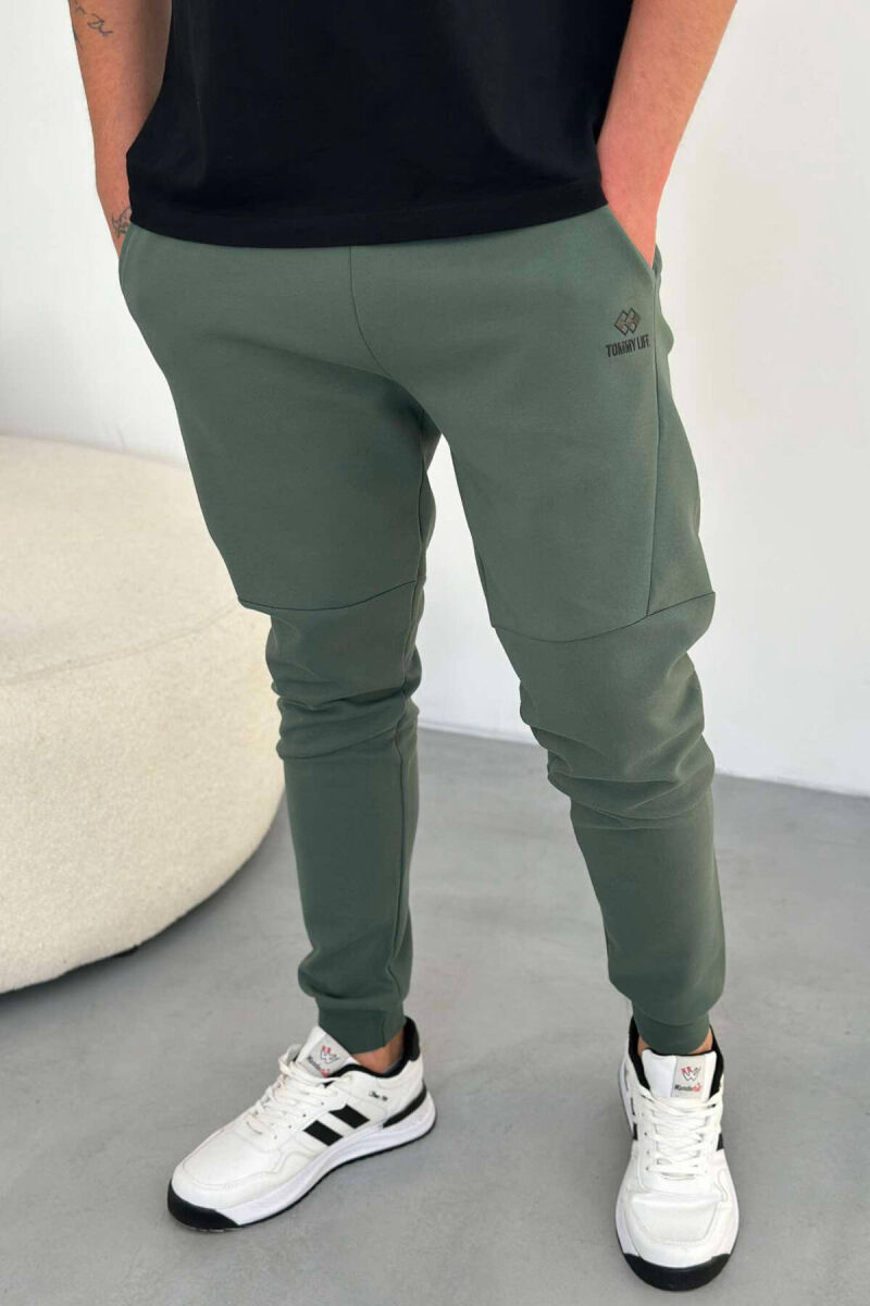 TWO POCKET MEN SWEATPANTS GREEN/JESHILE - 4