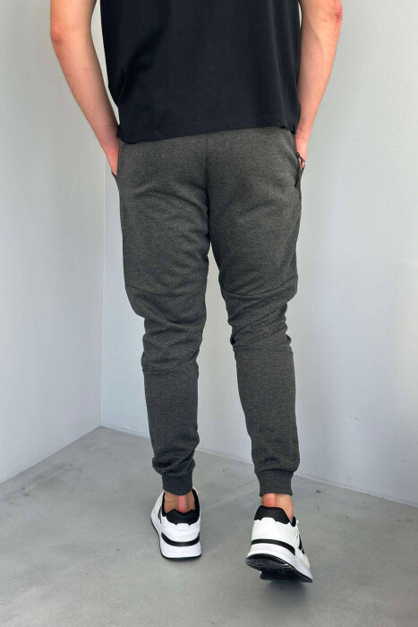 TWO POCKET MEN SWEATPANTS IN DARK GREY COLOR - 2