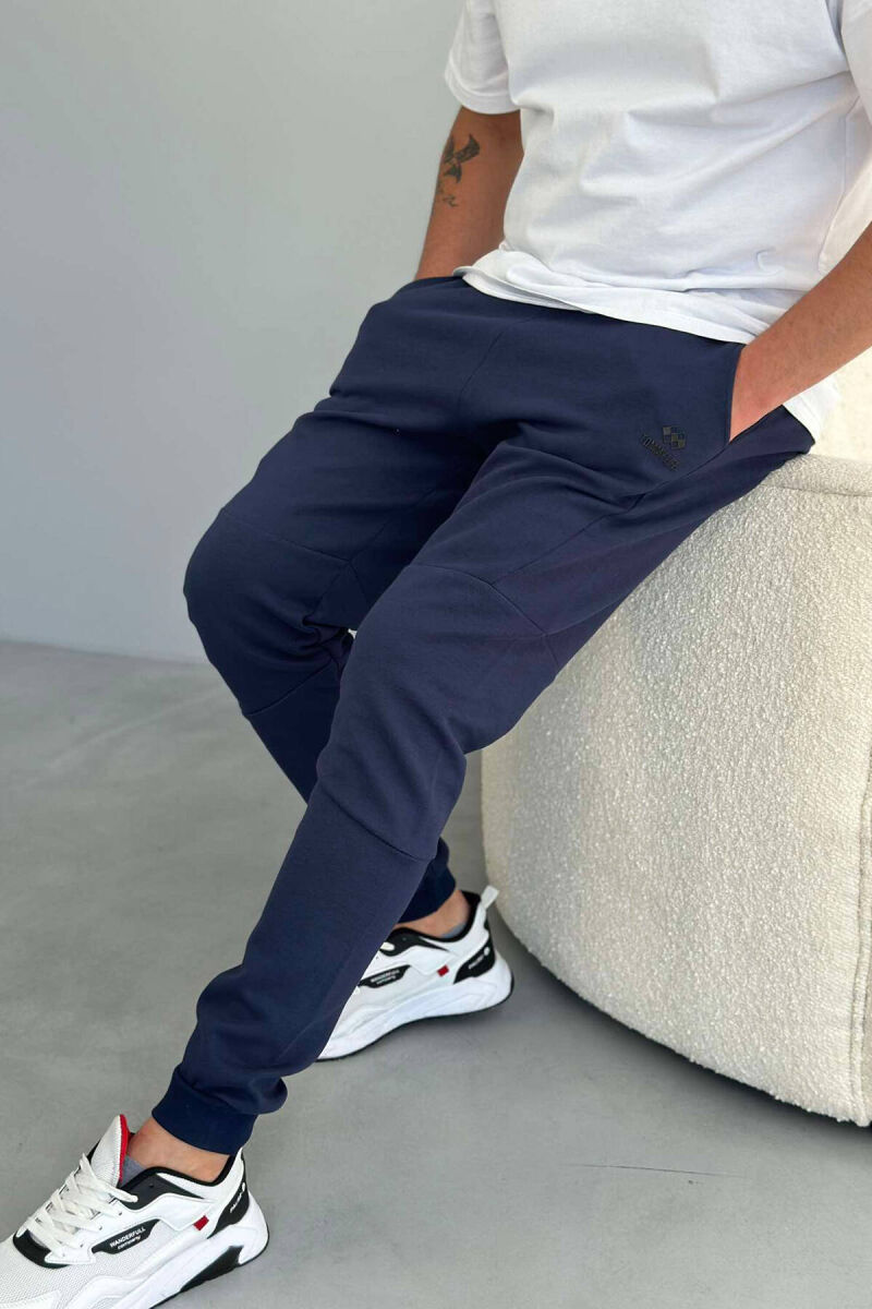 TWO POCKET MEN SWEATPANTS IN MIDNIGHT BLUE COLOR - 1