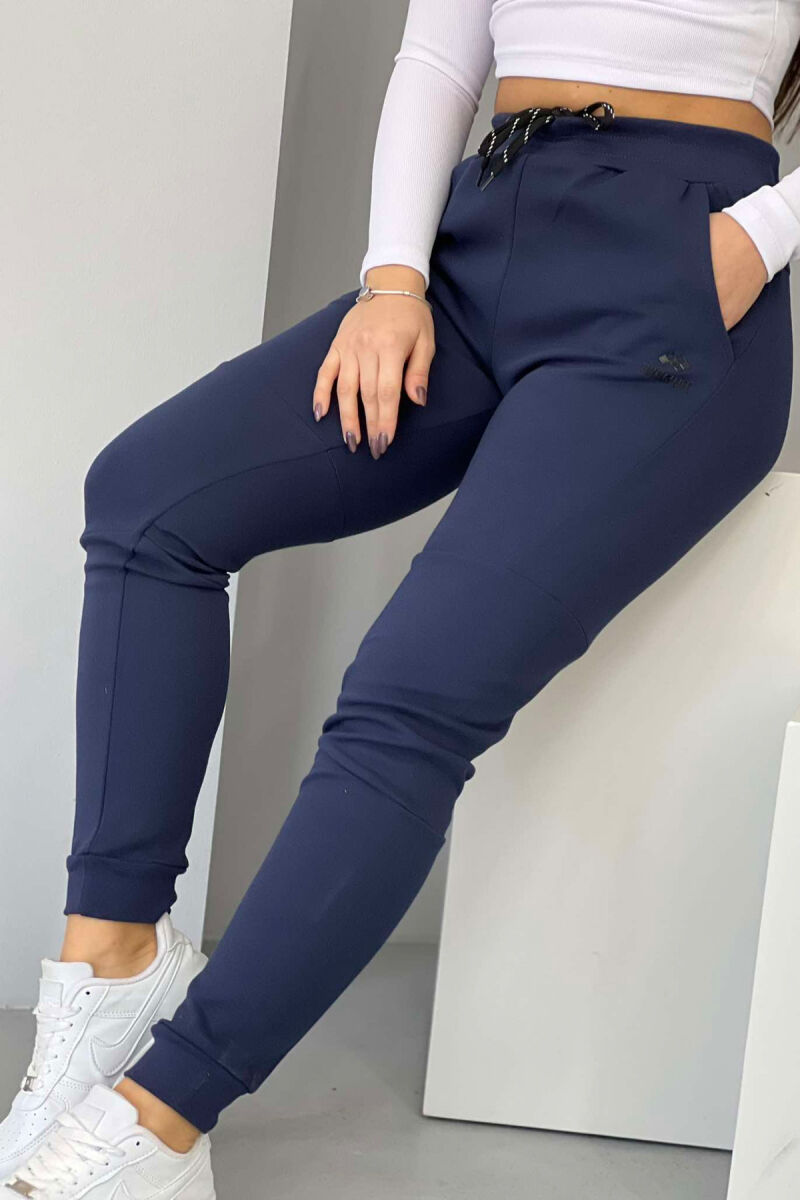 TWO POCKET WOMEN SWEATPANTS BLUE/BLU - 4