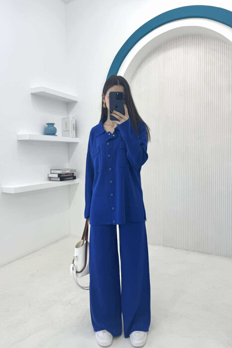 SET NJË NGJYRËSH PËR FEMRA NË NGJYRËN BLU 