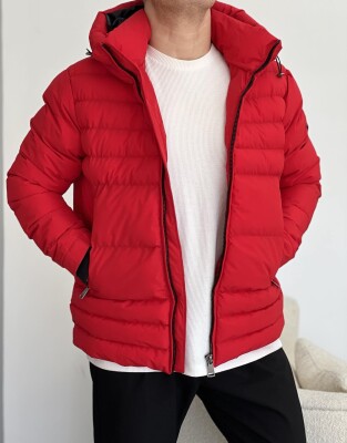 SIMPLE MEN PUFFER JACKET RED/E KUQE 