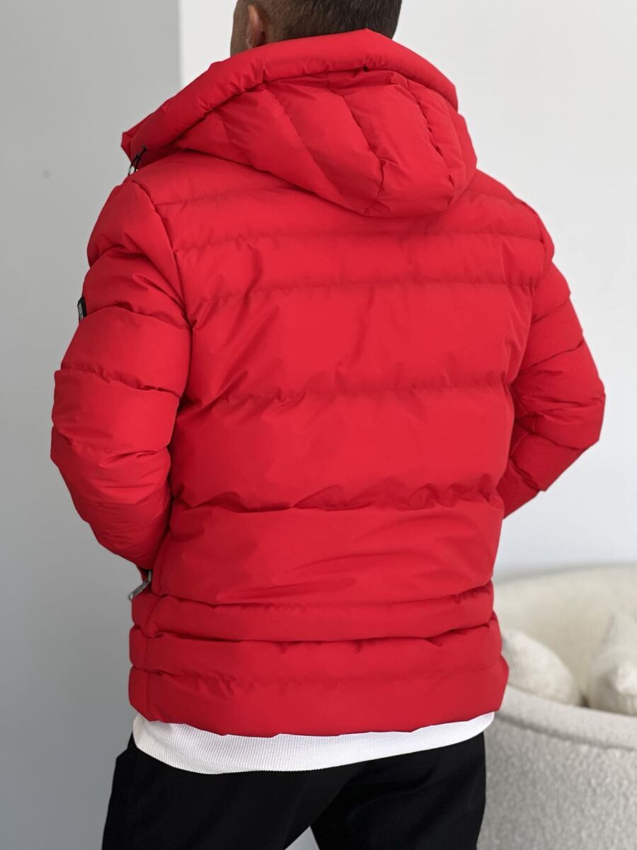 SIMPLE MEN PUFFER JACKET RED/E KUQE - 3