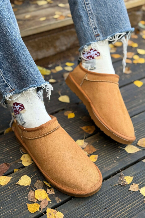 UGG NJE NGJYRESHE ME PUSH PER FEMRA NE NGJYRE KAFE - 3