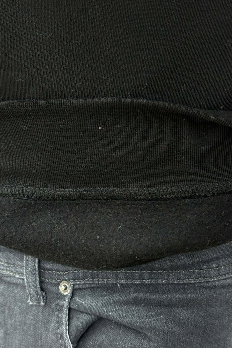 UNLIMITED WRITTING FLUFFY MEN SWEATSHIRT BLACK/ E ZEZE - 4