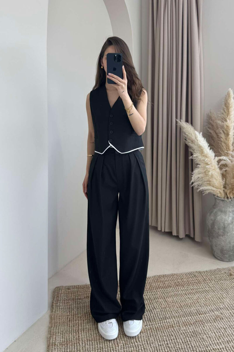 VEST+TROUSERS WOMAN SET BLACK/ E ZEZE - 1