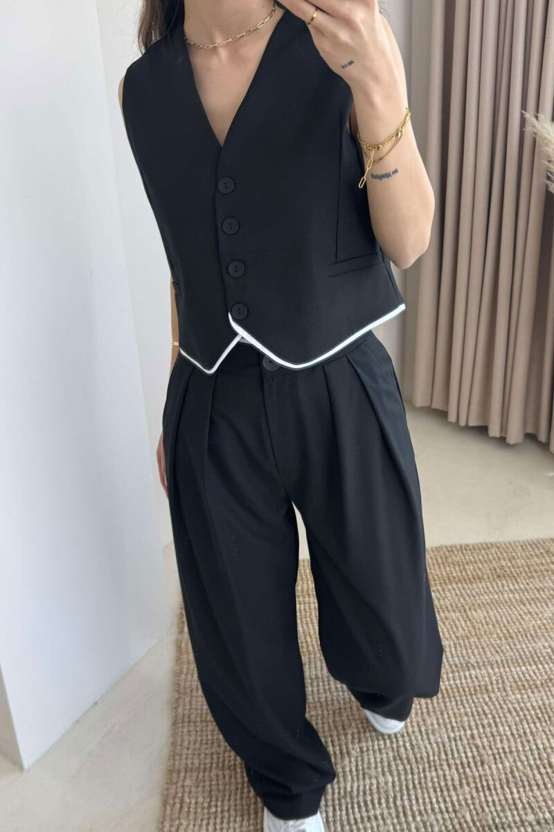 VEST+TROUSERS WOMAN SET BLACK/ E ZEZE - 2