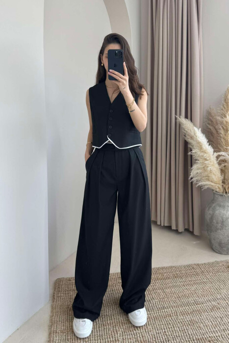 VEST+TROUSERS WOMAN SET BLACK/ E ZEZE - 3