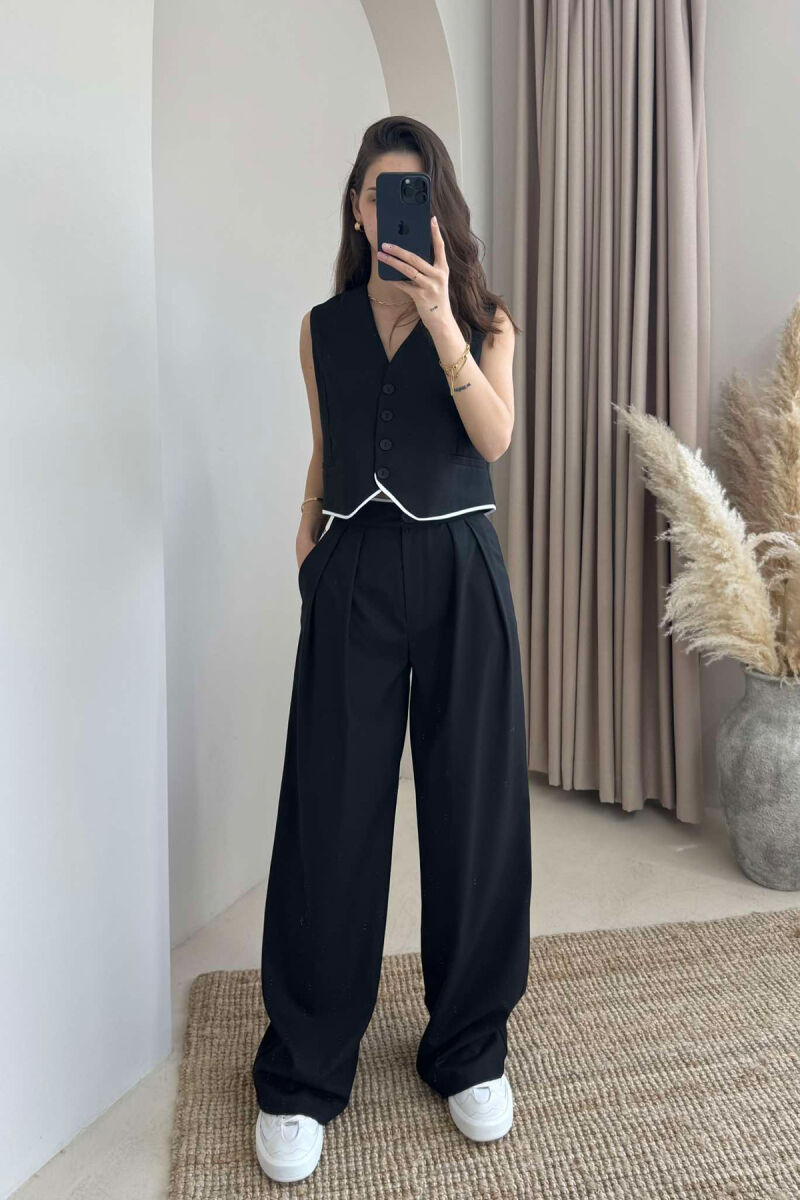 VEST+TROUSERS WOMAN SET BLACK/ E ZEZE - 3