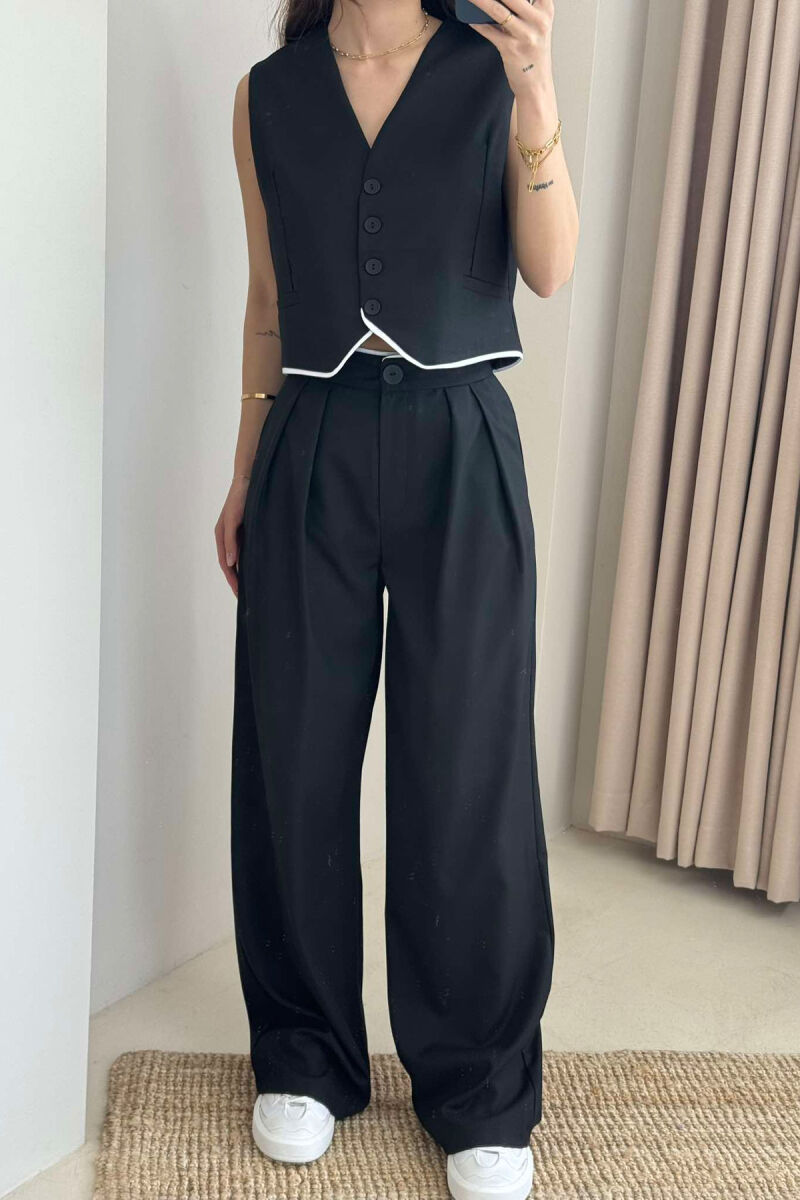 VEST+TROUSERS WOMAN SET BLACK/ E ZEZE - 4