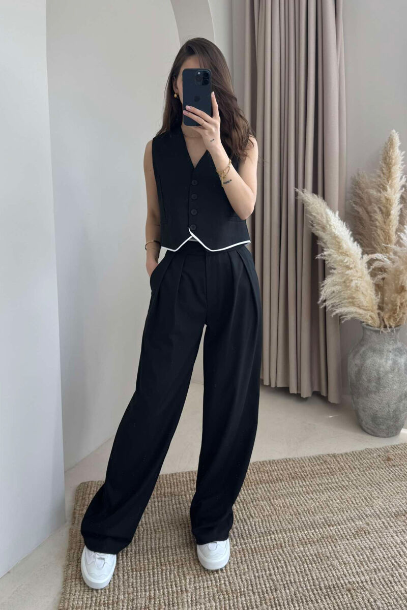 VEST+TROUSERS WOMAN SET BLACK/ E ZEZE - 6