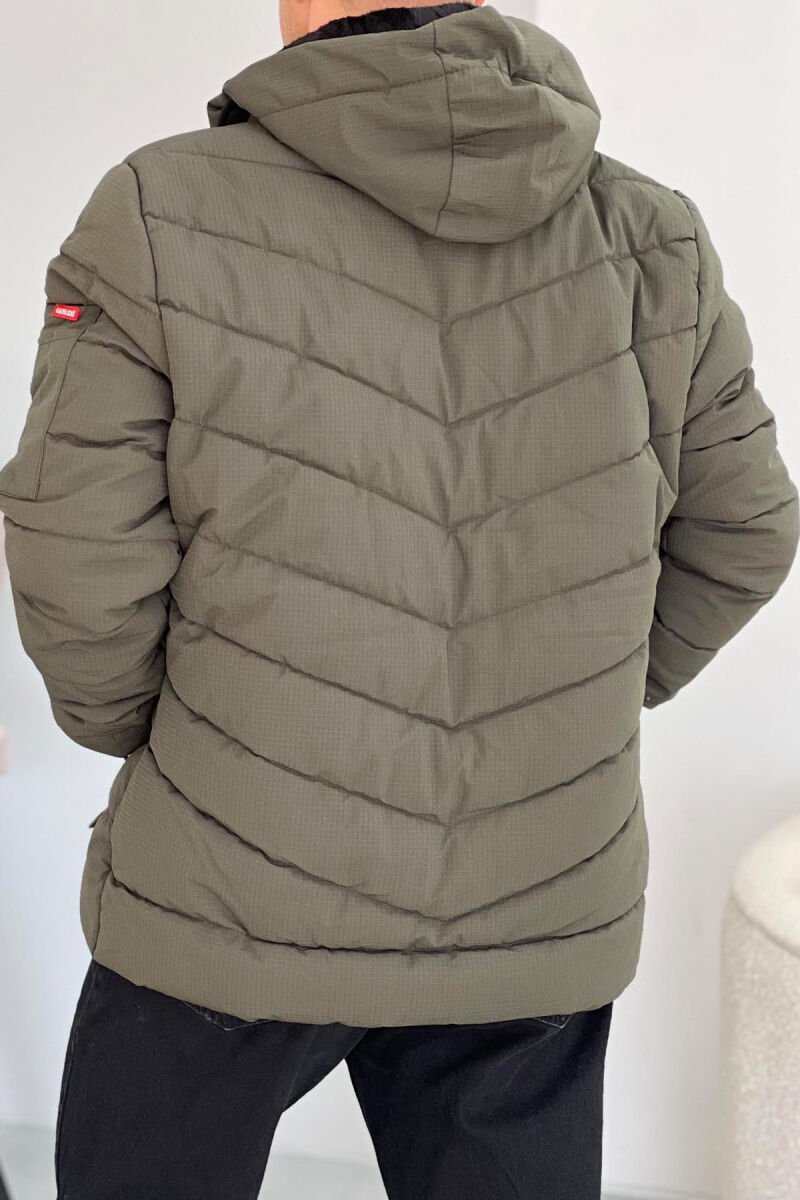 SIMPLE MEN PUFFER JACKET GREEN/JESHILE - 2