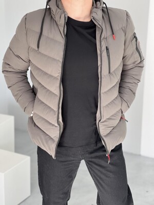 SIMPLE MEN PUFFER JACKET GREY/GRI 