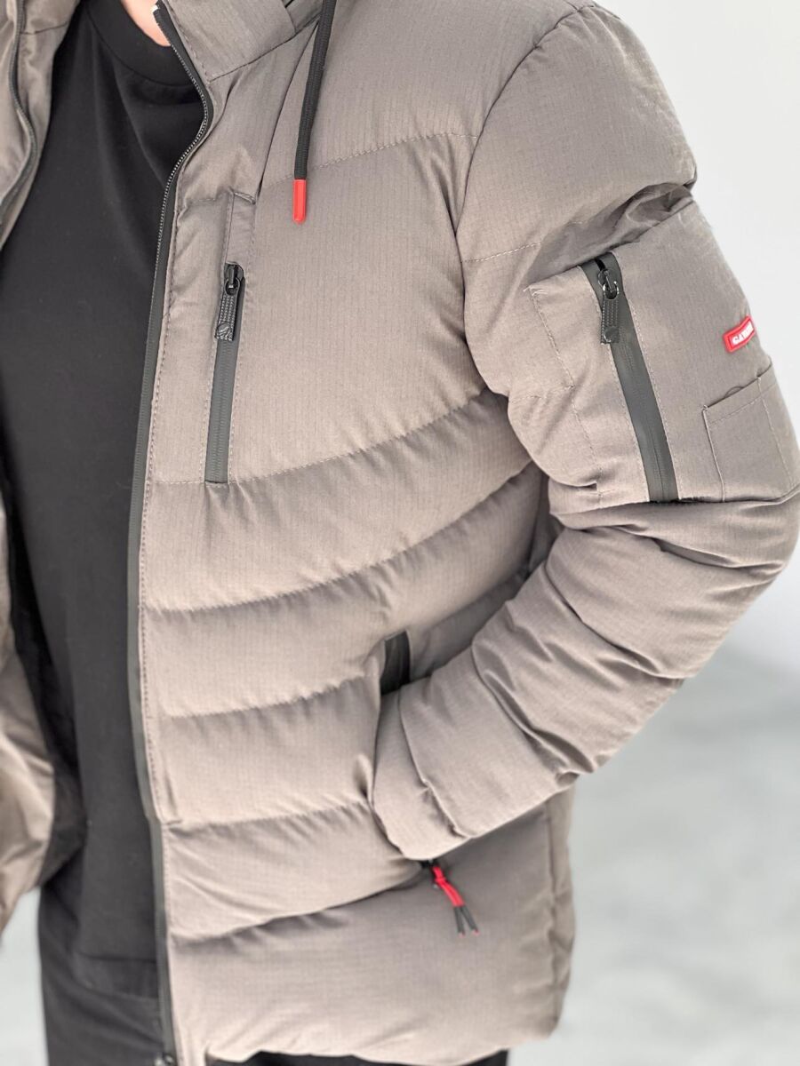 SIMPLE MEN PUFFER JACKET GREY/GRI - 2