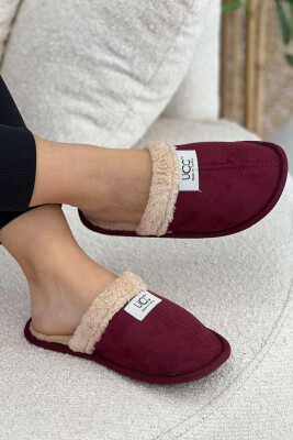 WARM SIMPLE HOME WOMEN SLIPPERS BUYRDGUNDY/VISHNJE 