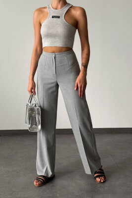 WIDE LEG ONE COLOR LIGHT GREY/GZ 