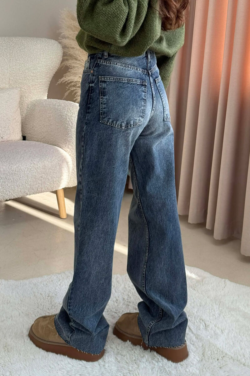 WIDE LEG ONE COLOR WOMEN JEANS BEAUBLUE/BBL - 9