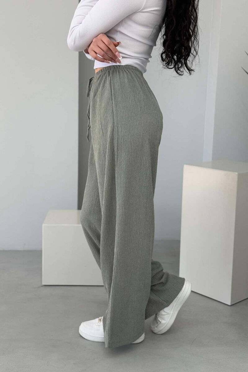 WIDE LEG WOMEN SWEATPANTS IN MINT COLOR - 7